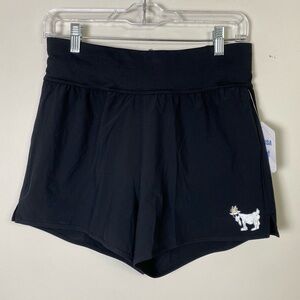 NWT GOAT USA Women's Black Athletic Shorts GU-1509 size Small